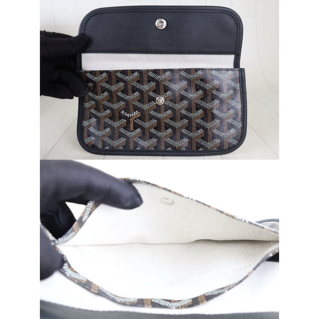 Very Good ( Rank A)｜ Goyard Saint-Louis GM Tote Bag Black｜S25100504