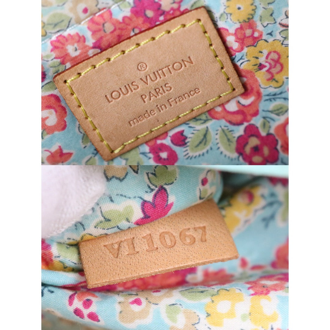 Include Entrupy Certificate of Authenticity｜Good ( Rank AB)｜Louis Vuitton Monogram  Denim Patchwork Pouchy ShoulderBag  ｜Z26091508