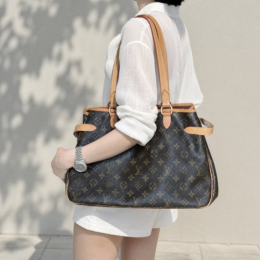 Include Entrupy Certificate of Authenticity｜Good ( Rank AB)｜ Louis Vuitton Monogram  Batignolles GM  Shoulder Bag ｜S26062203