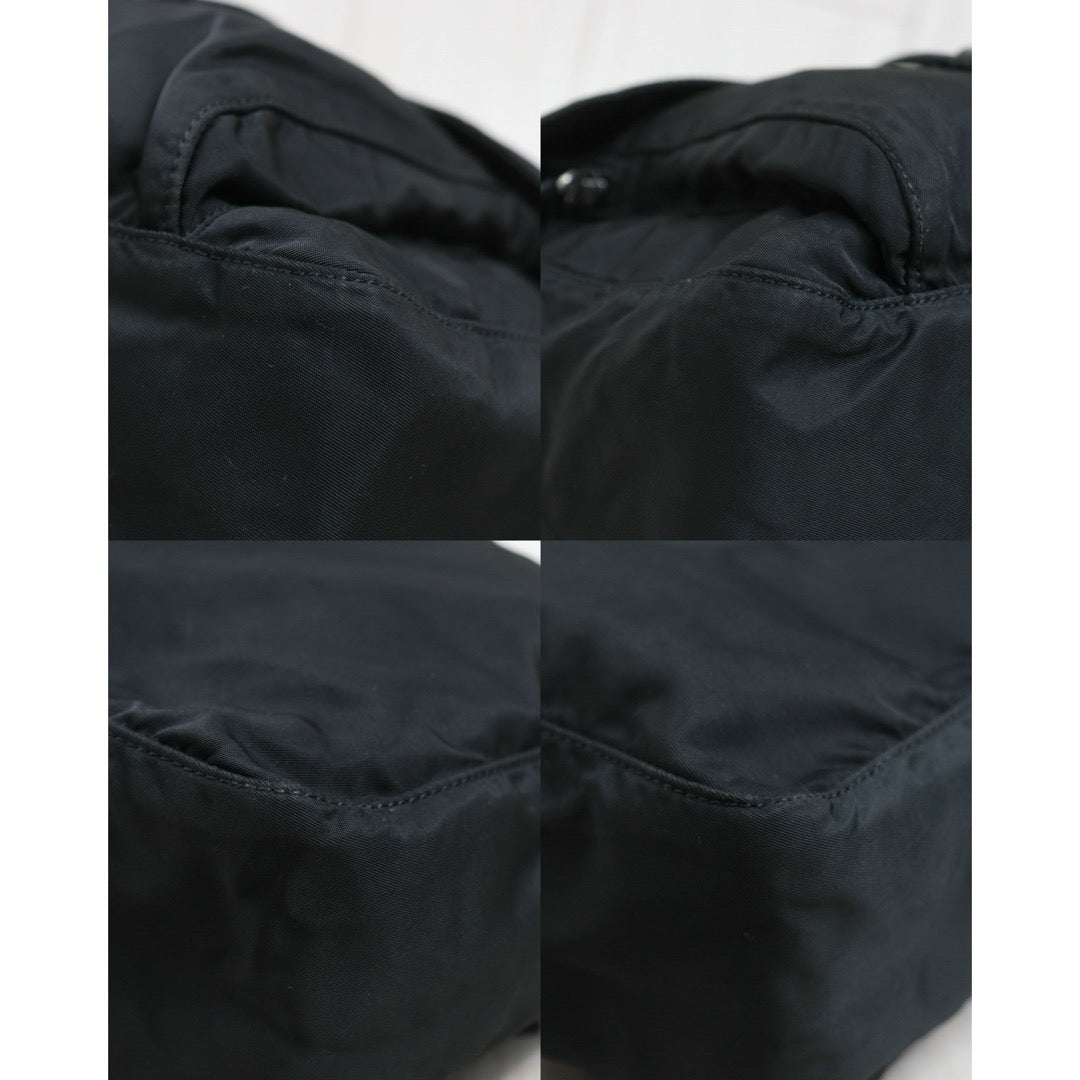 Include Entrupy Certificate of Authenticity｜Good ( Rank AB) ｜Prada  Nylon Black Shoulder Bag｜26101904