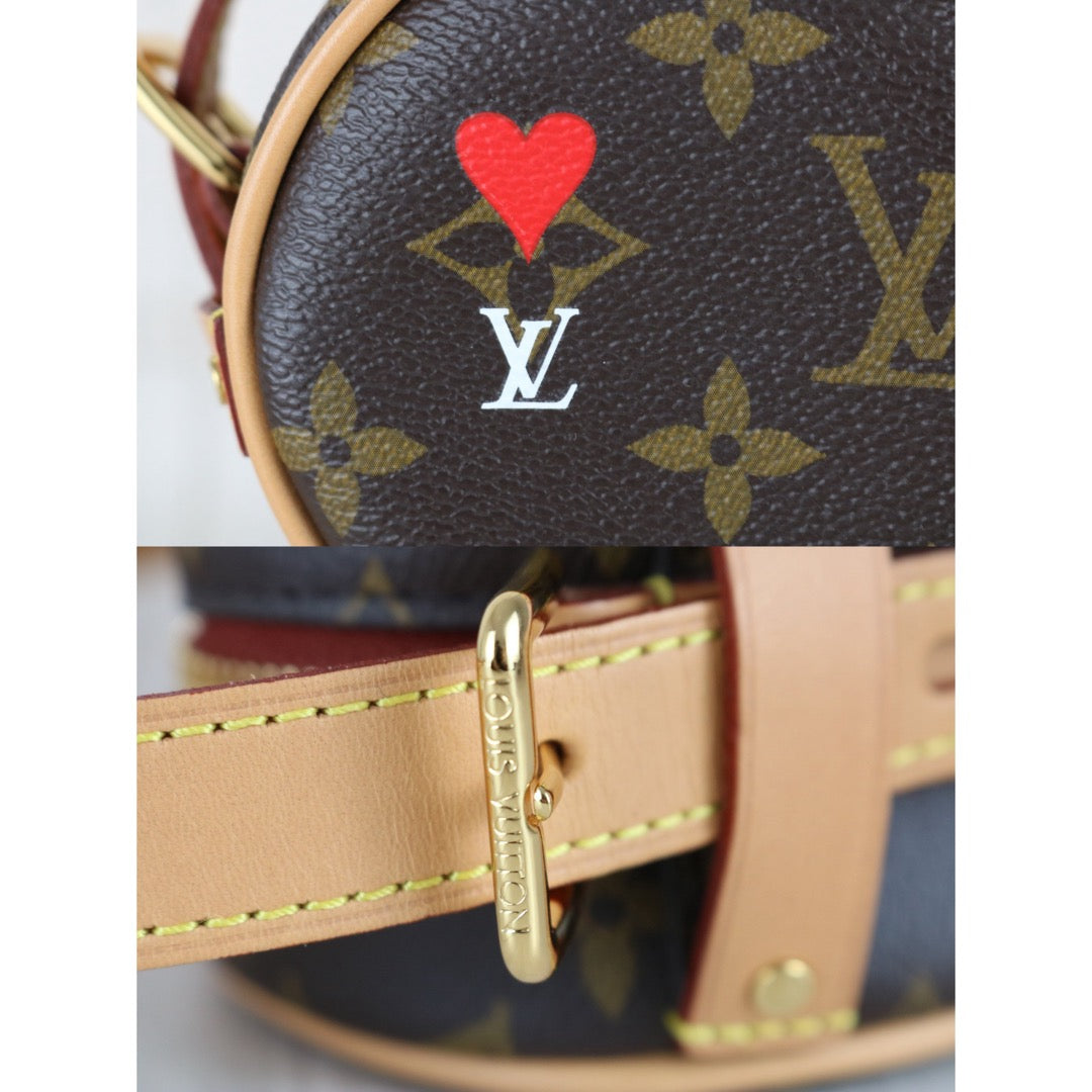 Include Entrupy Certificate of Authenticity｜Very Good ( Rank A)｜ Louis Vuitton Monogram Game On Coeur Shoulder Bag  ｜X26030701