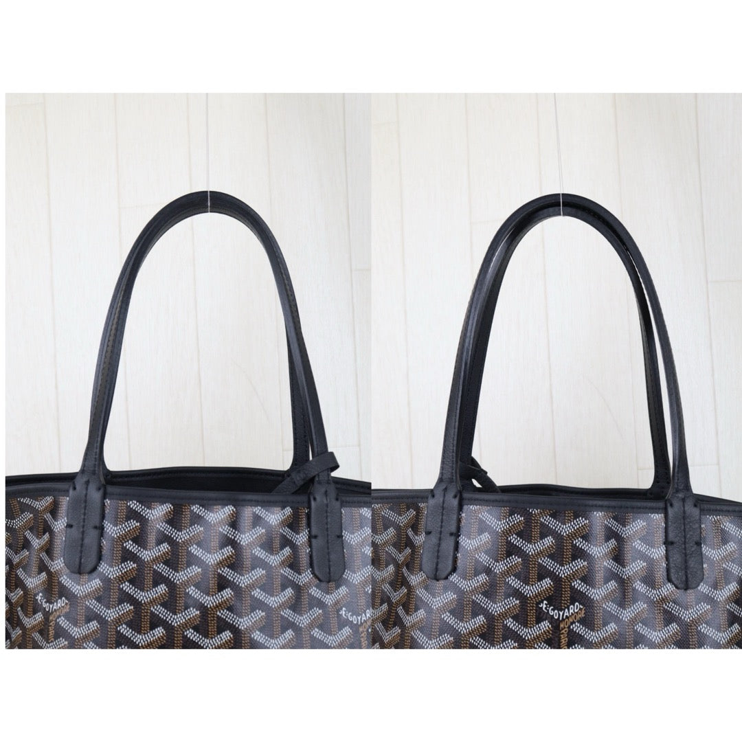 Excellent（Rank SA）｜ Goyard Anjou Mini Tote Bag Black｜S25110308