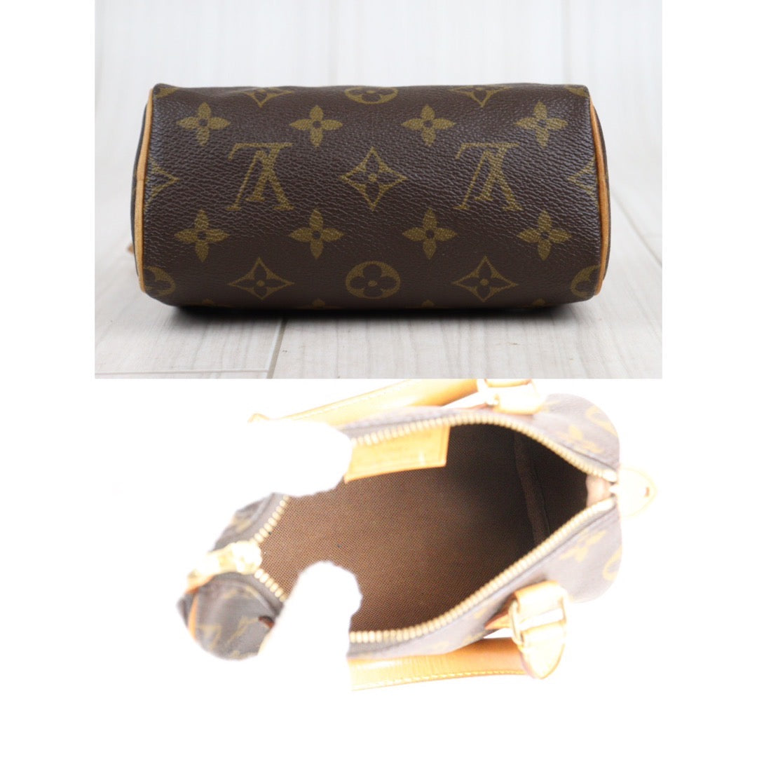 Rank AB ｜ LV Monogram Mini Speedy Handbag With Shoulderstrap ｜23112109