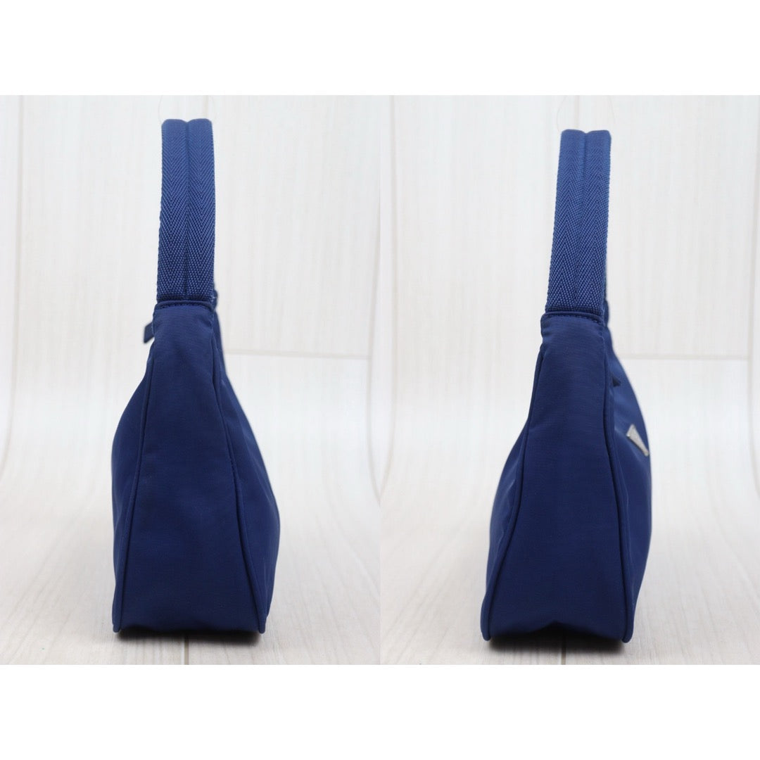 Good ( Rank AB)｜ PRADA Nylon HOBO HandBag Blue｜H25111201