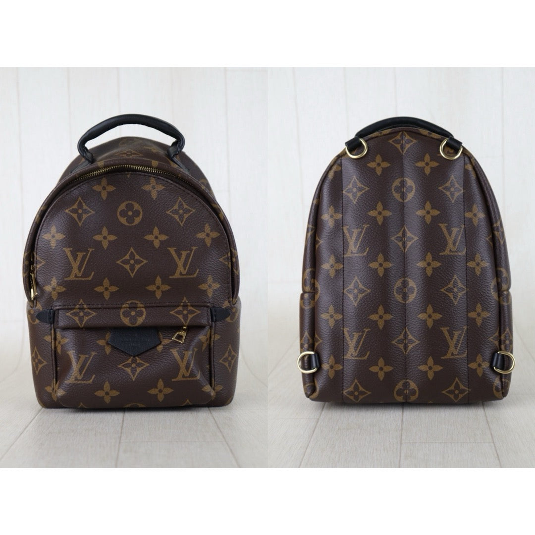 Include Entrupy Certificate of Authenticity｜Very Good ( Rank A)｜  Louis Vuitton Monogram Coated Canvas Mini Palm Springs Backpack IC Chips Model｜S26062509