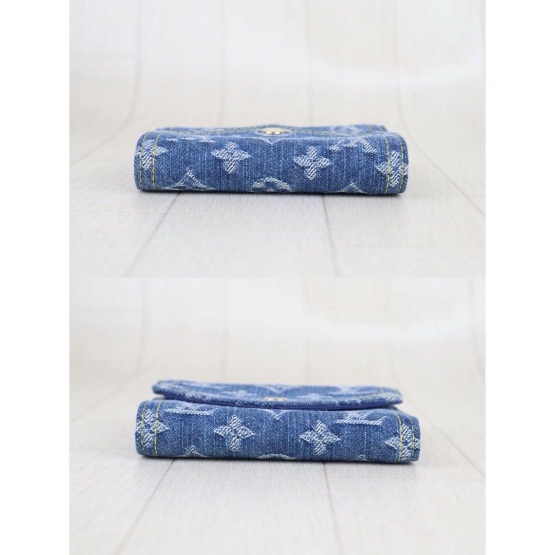 Excellent（Rank SA）｜LV Monogram Denim Wallet  IC Chips Model｜S25092203