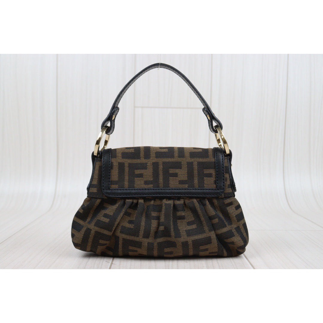Rank A｜ FENDI Mini Zucca Mamma Hand Bag ｜24031211