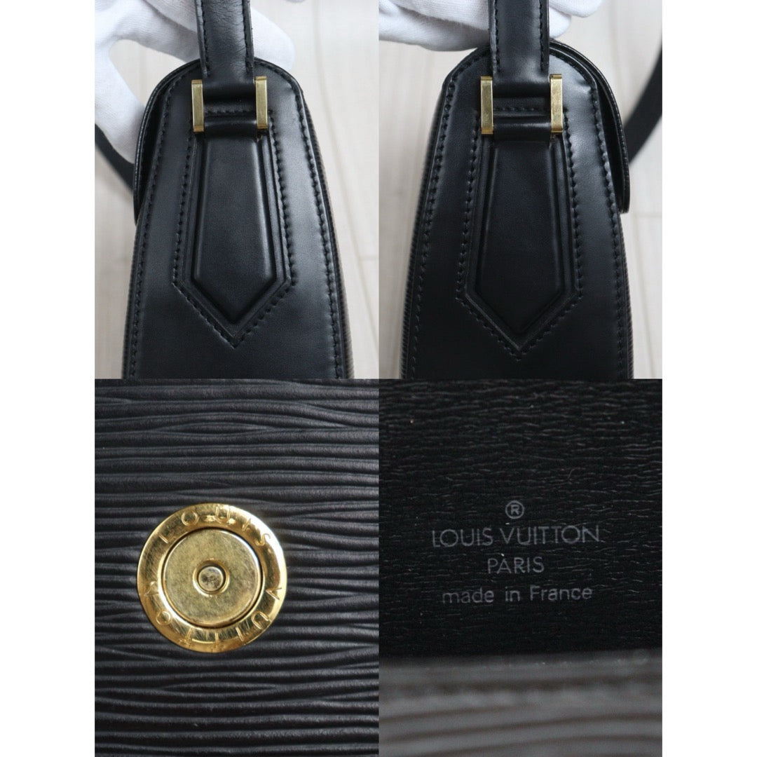 Include Entrupy Certificate of Authenticity｜Very Good ( Rank A)｜ Louis Vuitton Epi  Shoulder Bag Black｜26080101