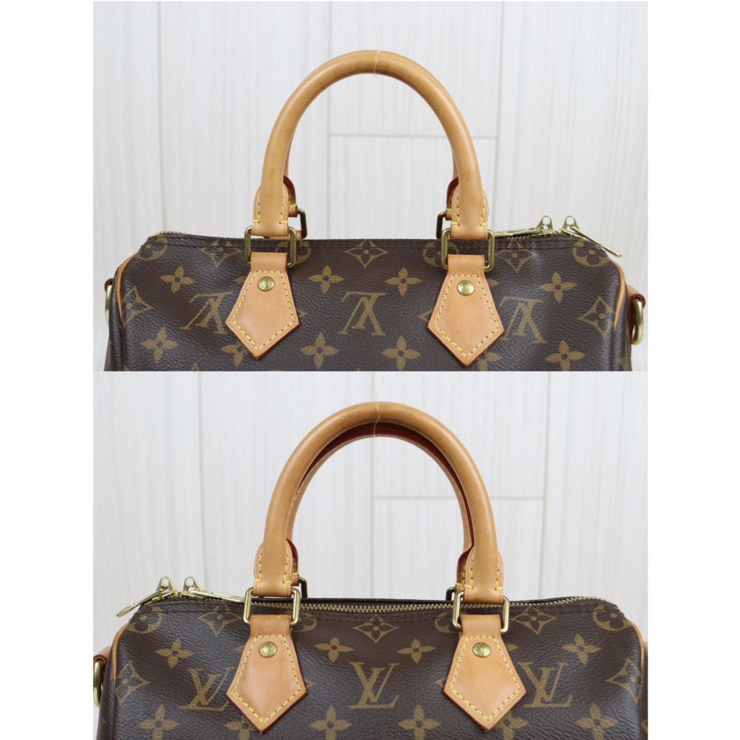 Rank AB ｜ LV Monogram Speedy 25 With Shoulder Strap｜23112714