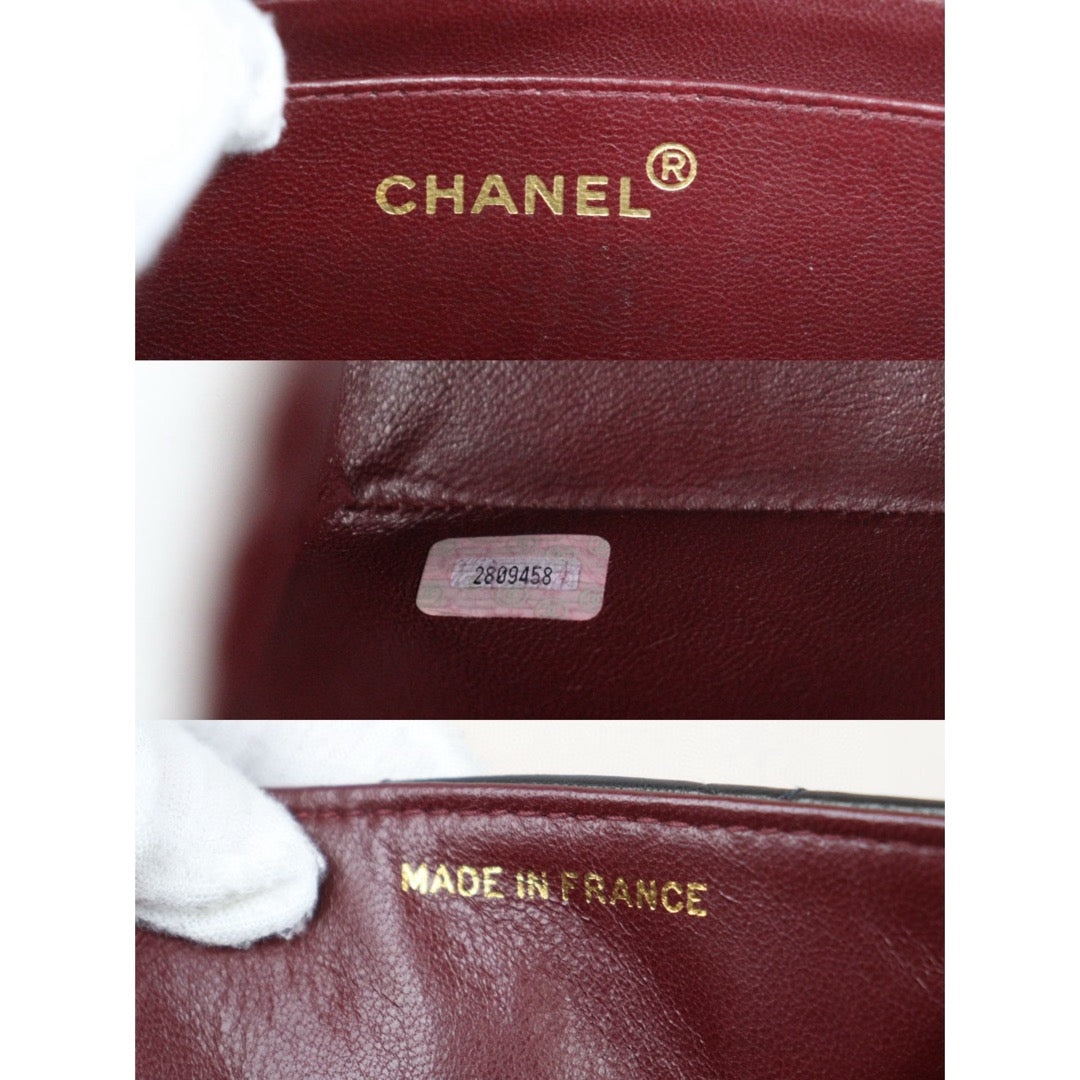 Very Good ( Rank A)｜ CHANEL Matrasse Diana 25 Lamb Skin  Chain Bag Made in 1991-1994 Year｜24080905