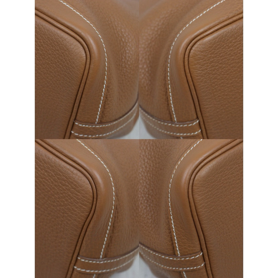 Good ( Rank AB)｜ HERMES Negonda Leather Garden Party Gold Handbag30 ◽︎N Stamp Made in 2010Year ｜24122411