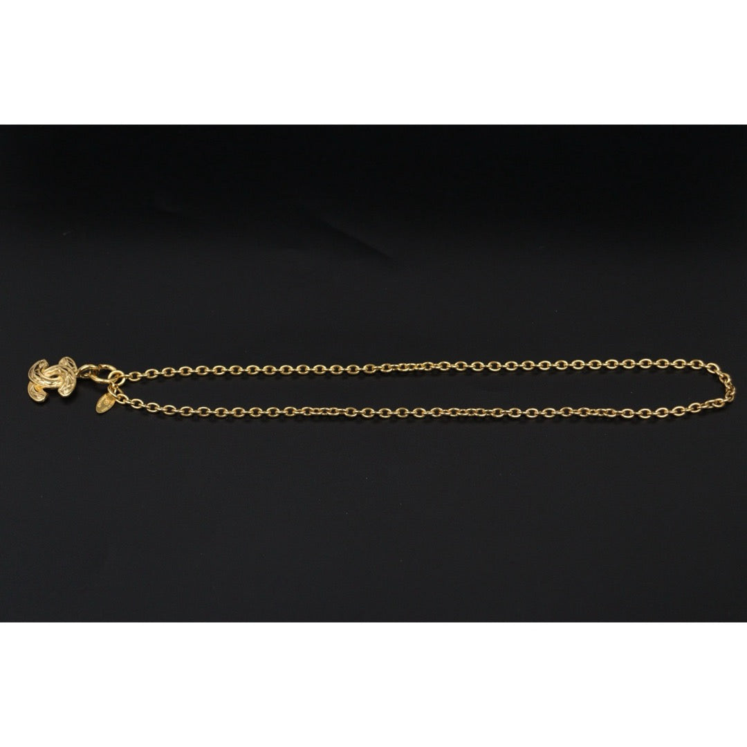 Very Good ( Rank A) ｜  CHANEL Vintage Coco Mark Gold Necklace ｜25073106