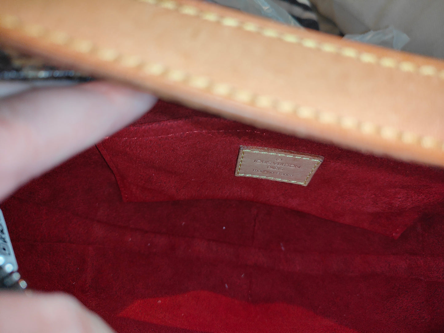 Good ( Rank AB)｜LV Monogram Pochette Croissant Shoulder Bag