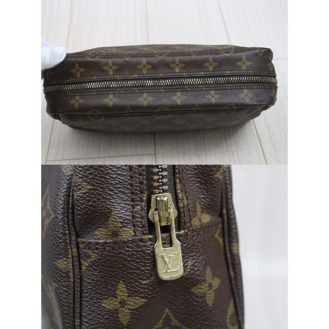 Include Entrupy Certificate of Authenticity｜Good ( Rank AB)｜ Louis Vuitton Truth Toilet 28 Monogram Makeup Pouch｜26070304