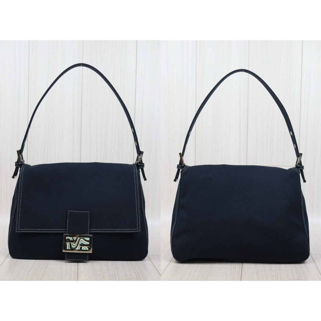 Very Good ( Rank A)｜  FENDI Denim Baguette Shoulder Bag  ｜25071716