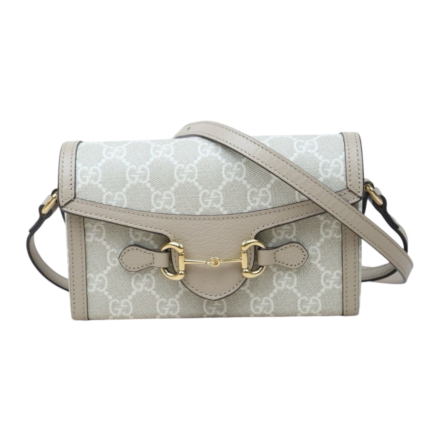 Very Good ( Rank A) ｜GUCCI GG Campus 1955 Grey Beige Shoulder Bag｜P24092408