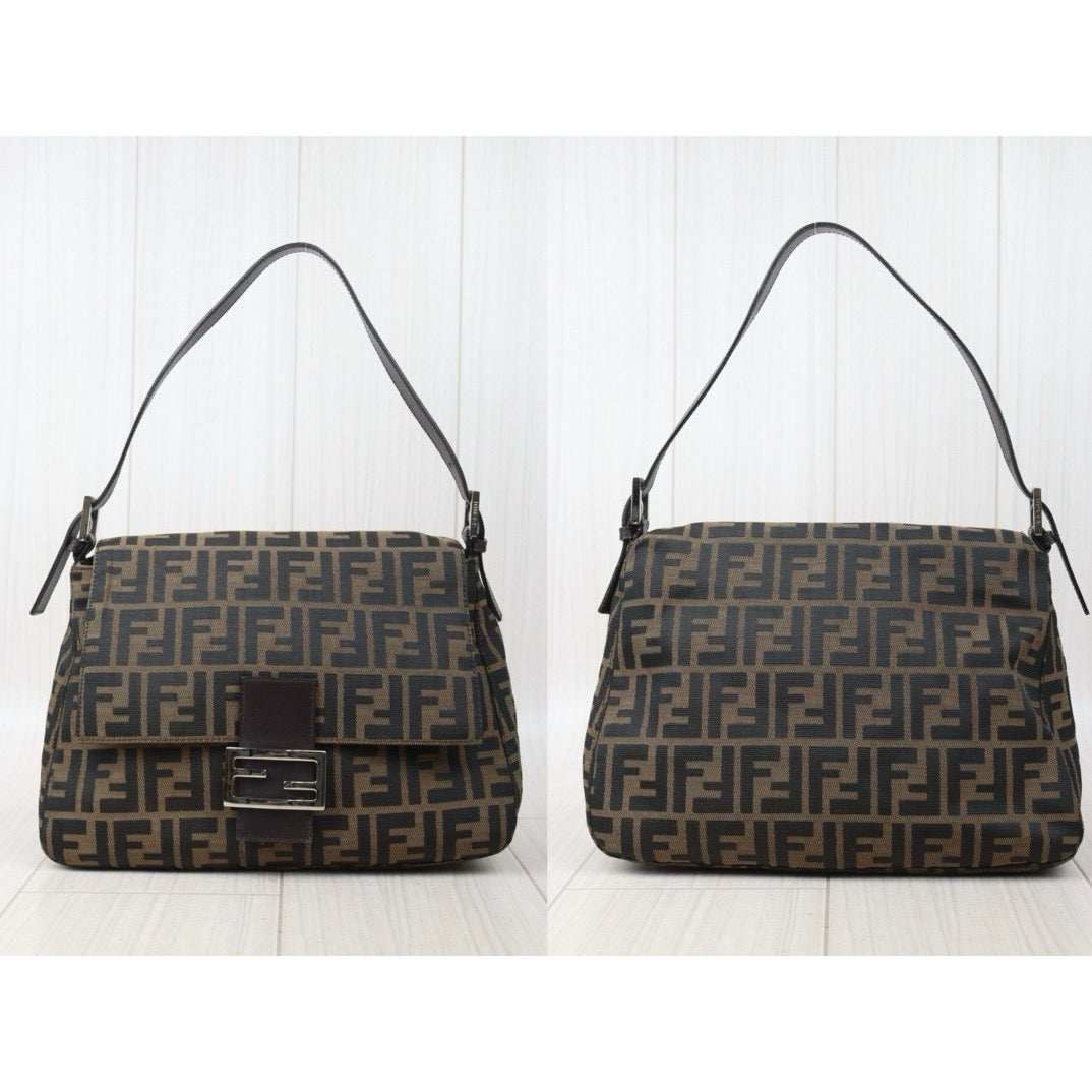 Very Good ( Rank A) ｜ FENDI Zucca Mamma Baguette Shoulder Bag ｜Q24090522