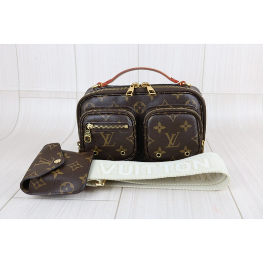 Include Entrupy Certificate of Authenticity｜Very Good ( Rank A) ｜Louis Vuitton Monogram Utility Crossbody ShoulderBag  IC Chips Model｜Z26102103