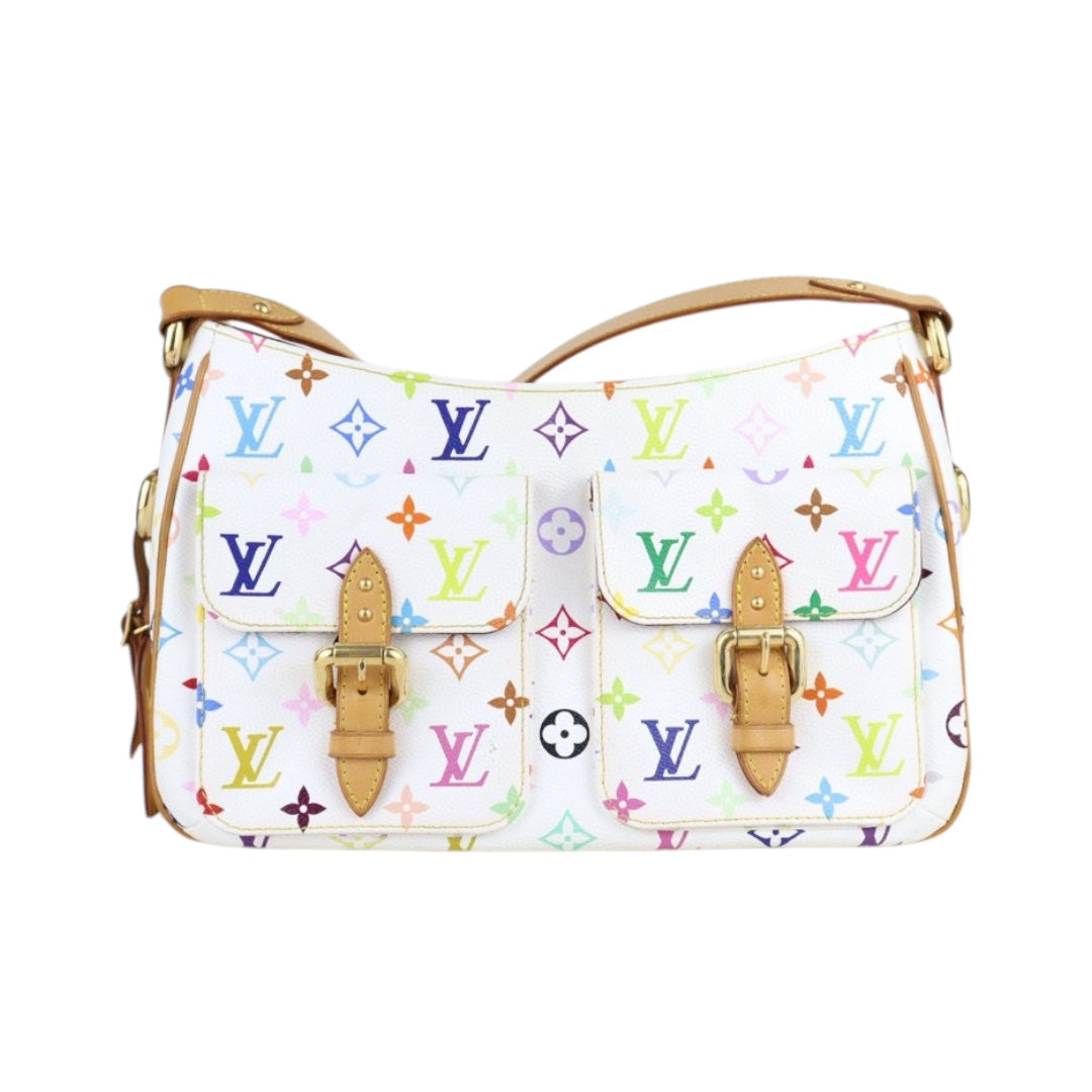 Good ( Rank AB)｜ LV Takashi Murakam Multi Monogram Lodge Shoulder Bag｜S25022604