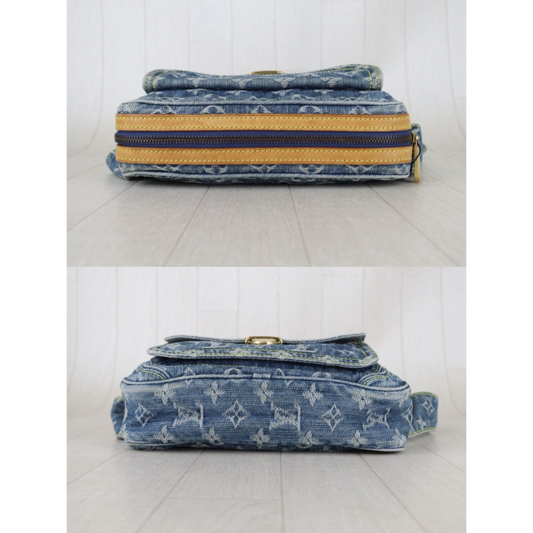 Include Entrupy Certificate of Authenticity｜Good ( Rank AB)｜Louis Vuitton Monogram  Denim Bum Bag  ｜S26090746