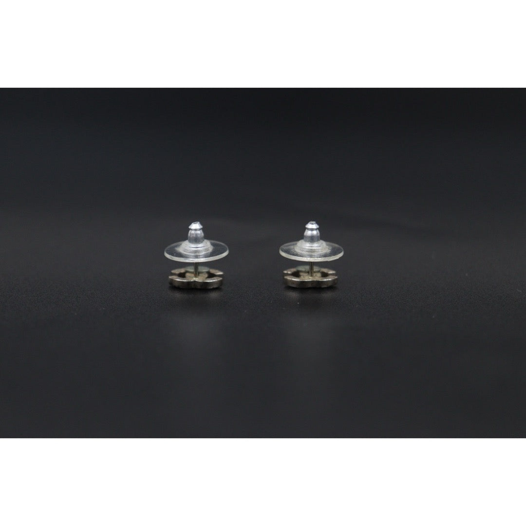 Good ( Rank AB)｜CHANEL Mini COCO Mark Rhinestone Earrings Made In 2014 Year｜V24122608