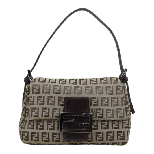 Rank A ｜ FENDI Zucca Mamma Baguette Shoulder Bag ｜23122410