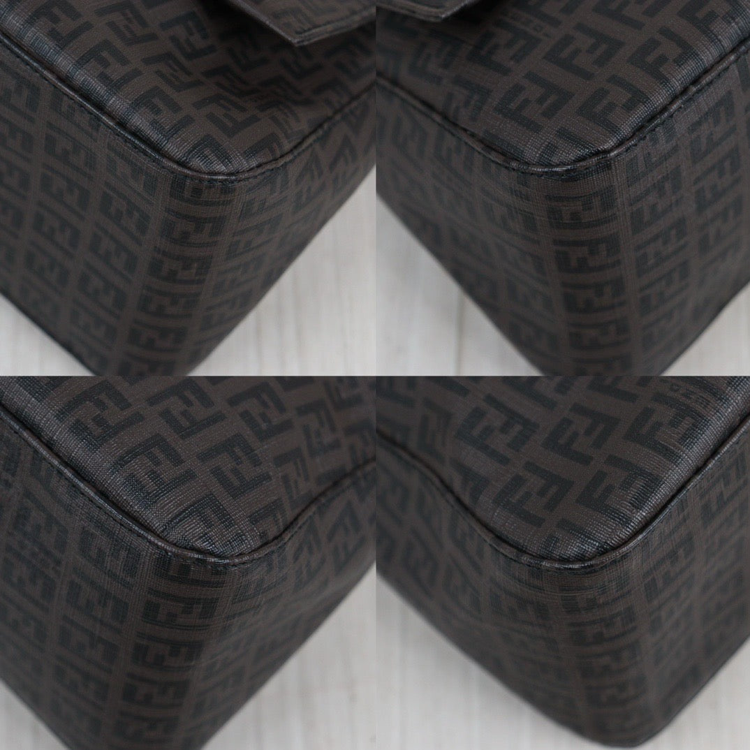 Rank A｜ FENDI Zucca Mamma Baguette Shoulder Bag ｜23121605