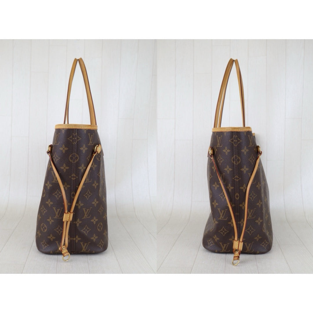 Include Entrupy Certificate of Authenticity｜Good ( Rank AB)｜Louis Vuitton Monogram Neverful MM ShoulderBag With Pouch｜S26053005