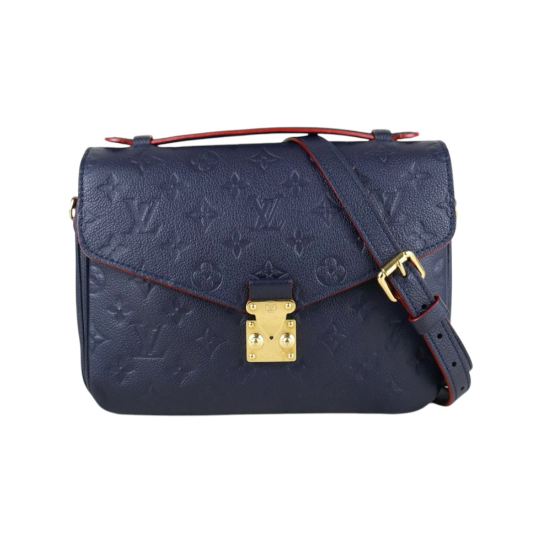 Very Good ( Rank A)｜LV Monogram Pichette Metis ShoulderBag Blue  IC Chips Model ｜S25022603