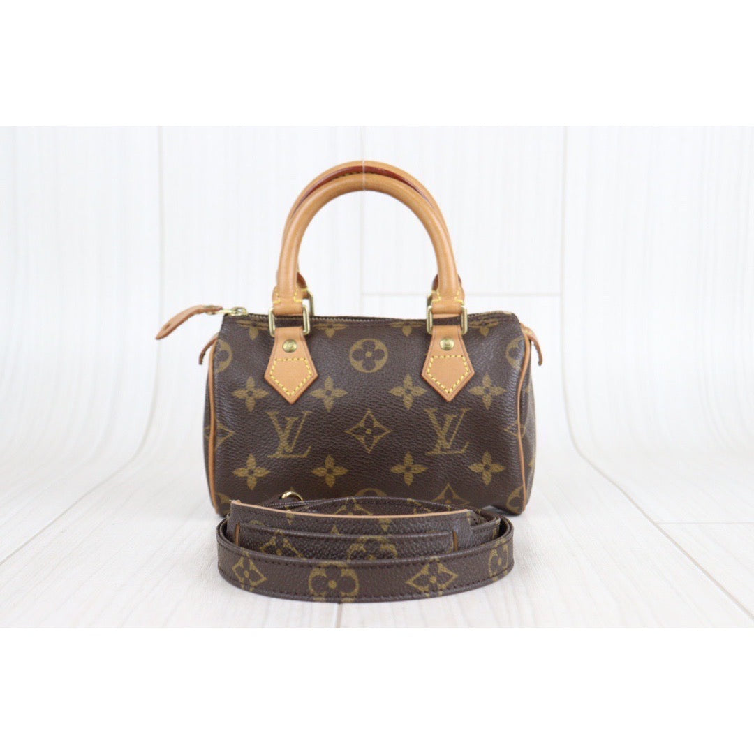 Louis Vuitton Monogram Mini Speedy - Brown Mini Bags, Handbags