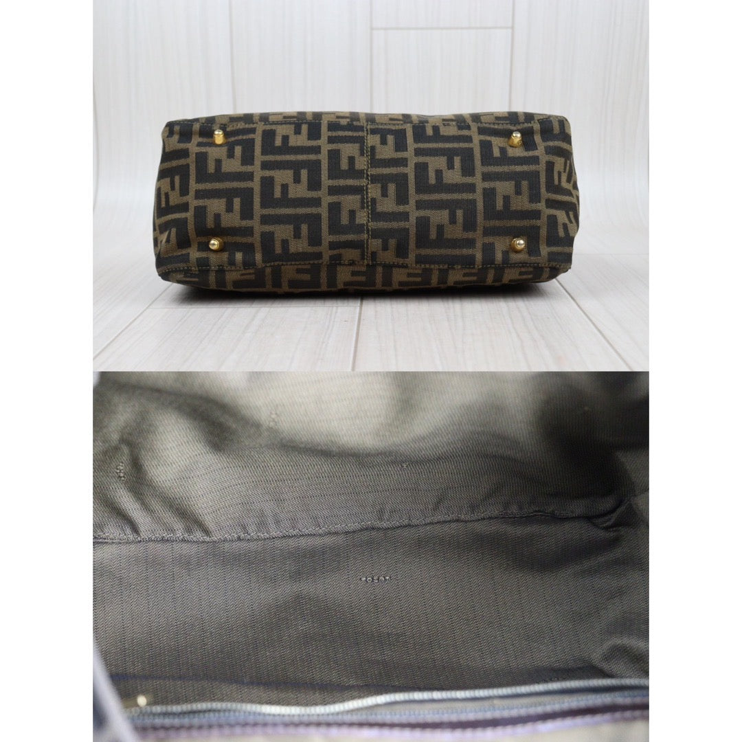 Very Good ( Rank A) ｜ FENDI Zucca Mamma HandBag ｜24022803