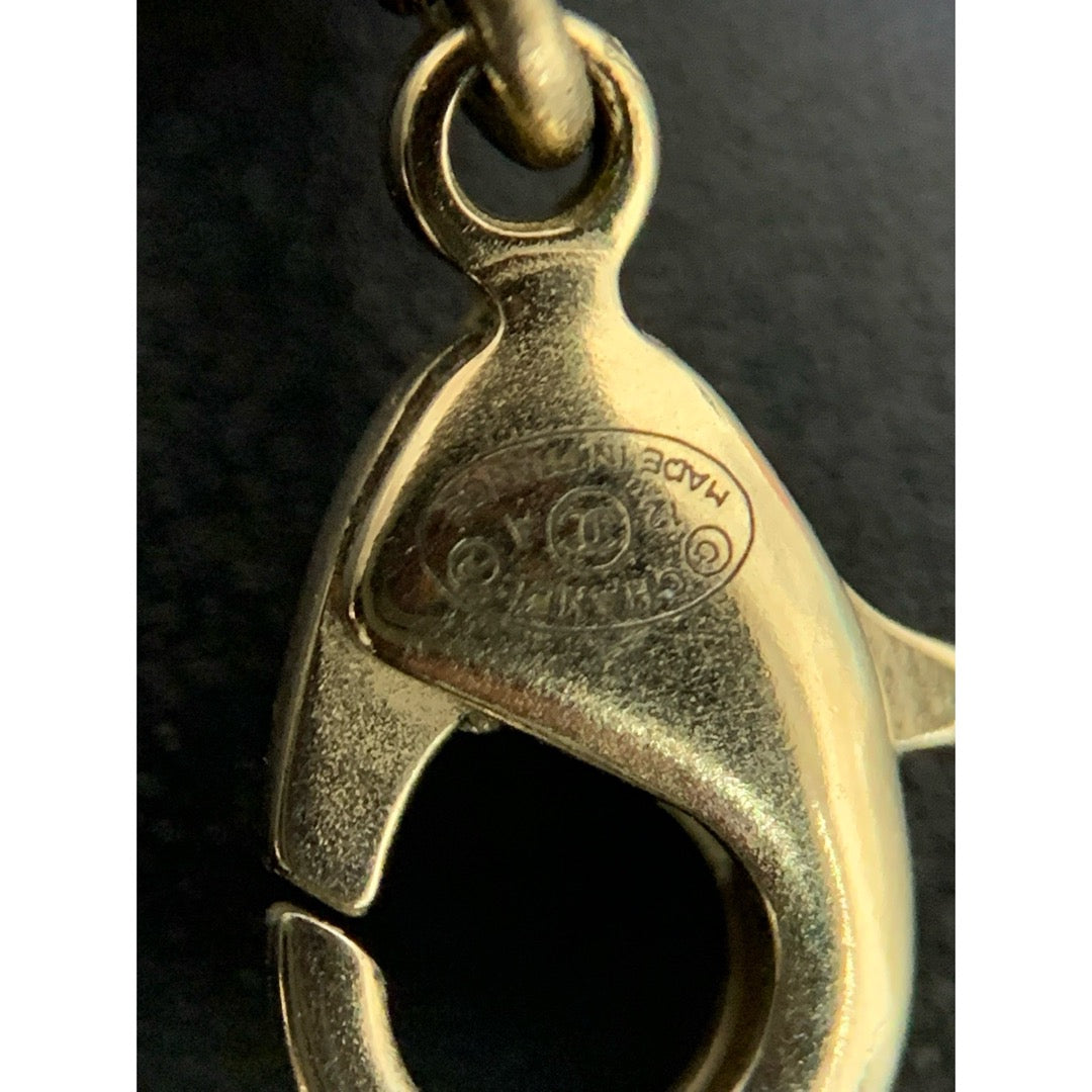 Very Good ( Rank A)｜ CHANEL Coco Mark Camellia Pearl Rhinestone  Necklace｜S25110439