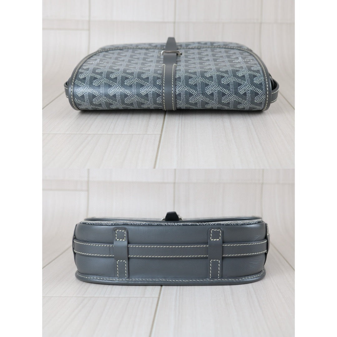 Very Good ( Rank A) ｜ Goyard Belvedere Shoulder Bag Grey｜B24111202