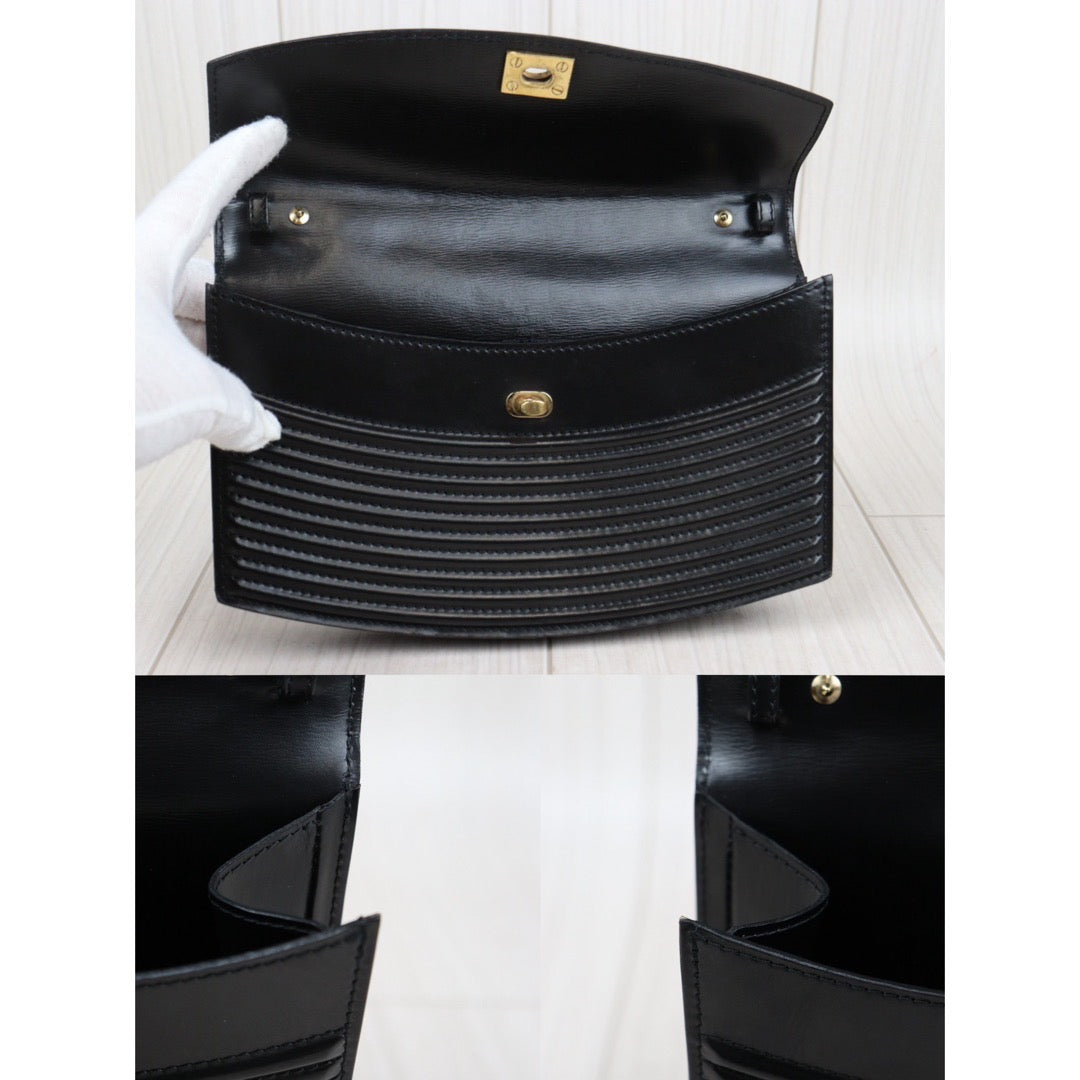 Rank A ｜ LV Epi Shoulder Bag Clutch Bag Black ｜23121609