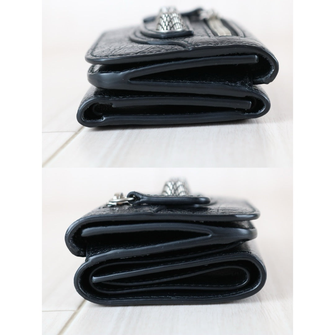 Excellent（Rank SA）｜Full Set Balenciaga Le City  Calfskin Mini Wallet Black ｜S25101609