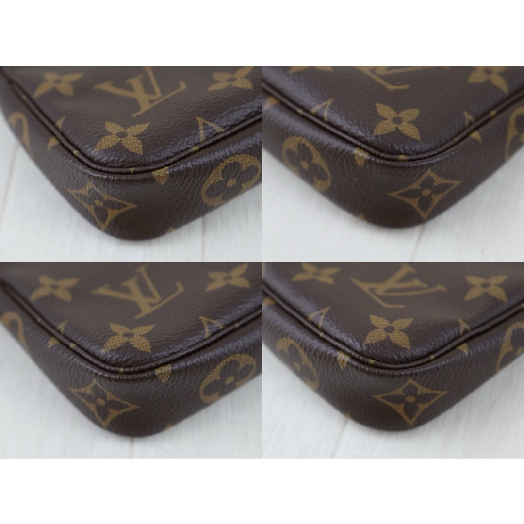 Include Entrupy Certificate of Authenticity｜Very Good ( Rank A)｜Louis Vuitton Monogram Mini Pochette Accessoires ｜S26041410