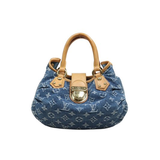 Include Entrupy Certificate of Authenticity｜Good ( Rank AB)｜ Louis Vuitton Monogram Denim Pleaty Hand Bag ｜S26060608