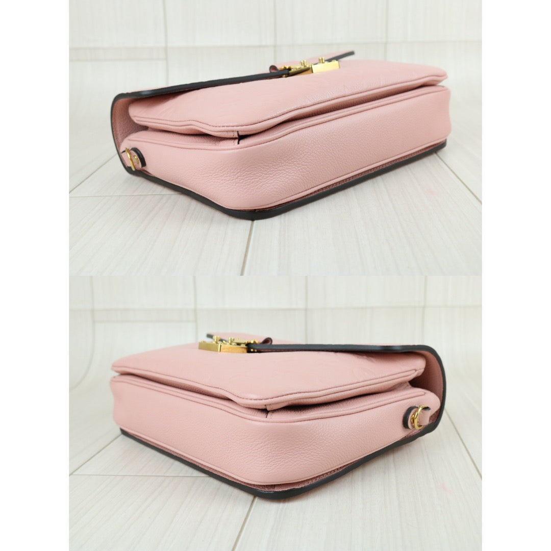 Include Entrupy Certificate of Authenticity｜Very Good ( Rank A)｜Louis Vuitton Monogram Empreinte Pichette Metis ShoulderBag Pink｜X26100703