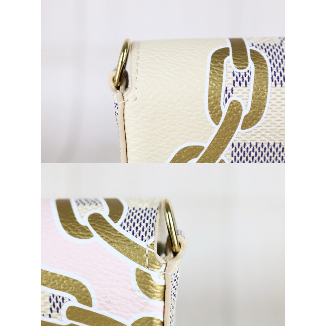 Excellent（Rank SA）｜ LV Damier Azur Nautical Pochette Felicie Shoulder Bag｜X25012704