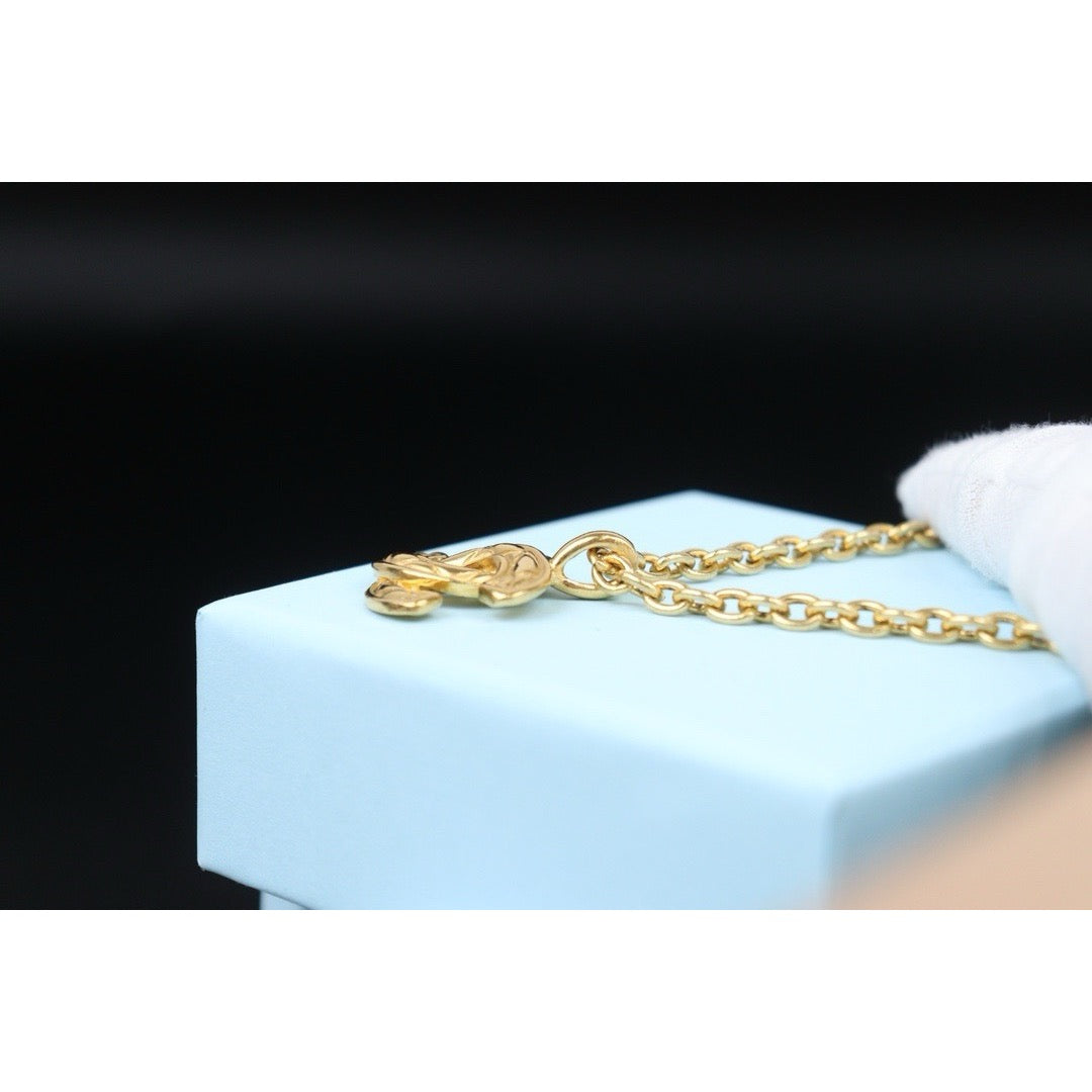 Very Good ( Rank A) ｜  CHANEL Vintage Coco Mark Gold Necklace ｜24090513