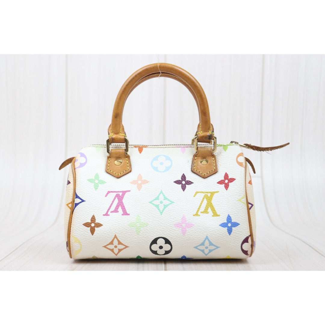 Good ( Rank AB)｜ LV Takashi Murakam Multi Monogram Mini Speedy Handbag ｜S25110421