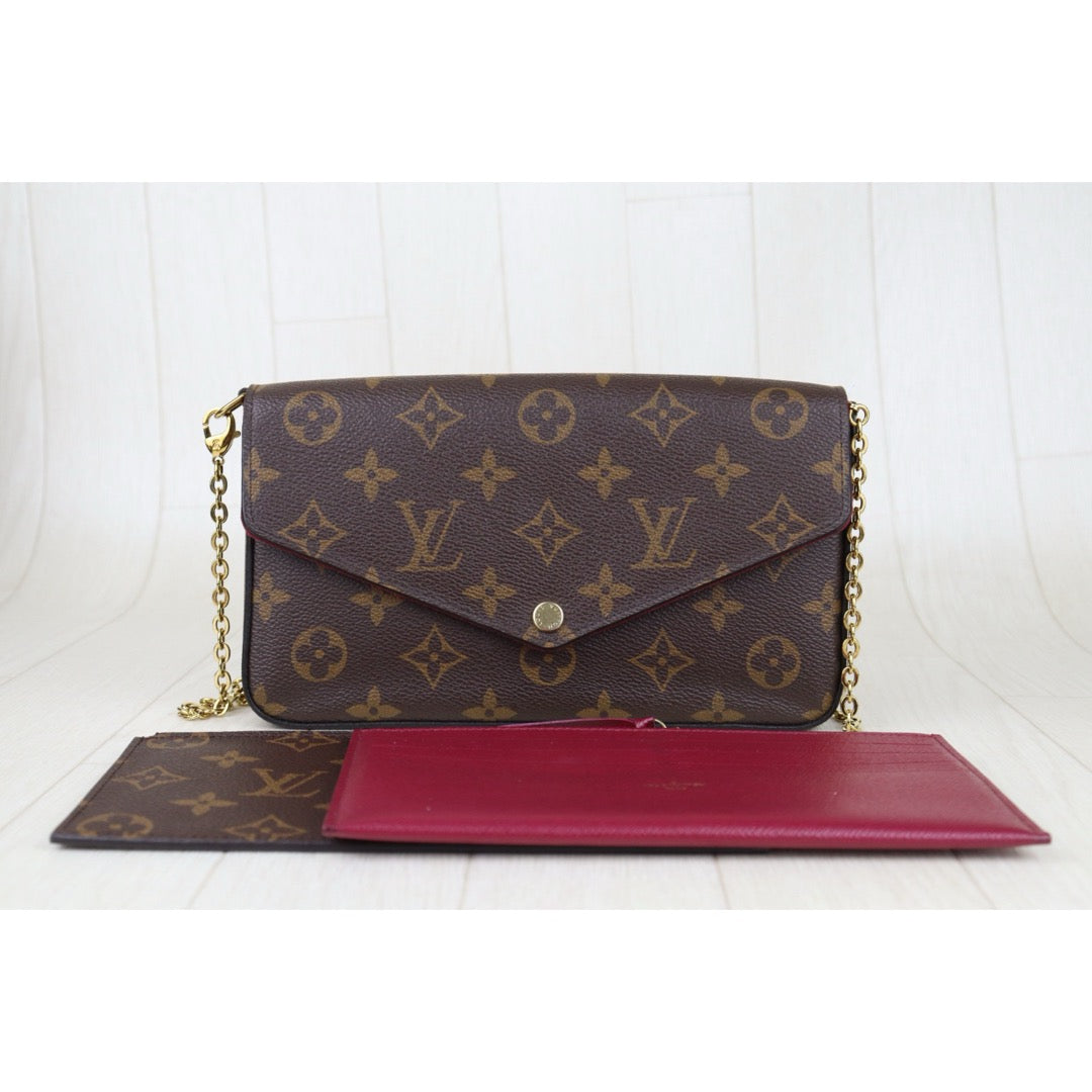 Good ( Rank AB)｜LV Monogram Pochette Felicie Shoulder Bag｜S25091002