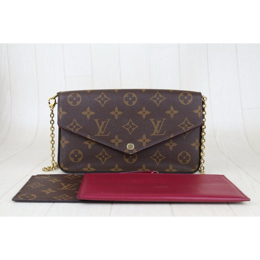 Good ( Rank AB)｜LV Monogram Pochette Felicie Shoulder Bag｜S25091002