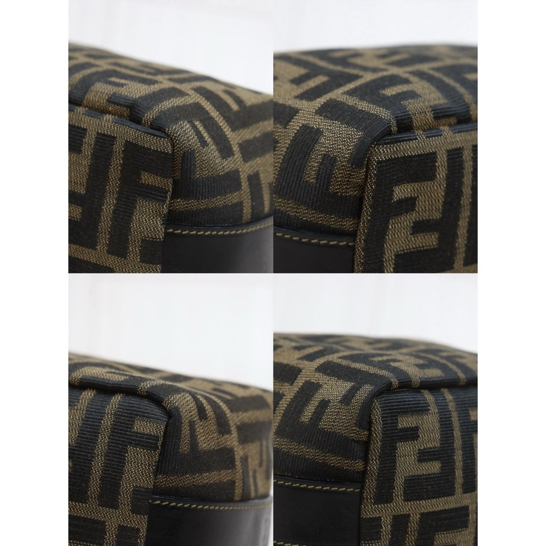 Include Entrupy Certificate of Authenticity｜Very Good ( Rank A)｜ FENDI PM Zucca Handbag ｜26090803