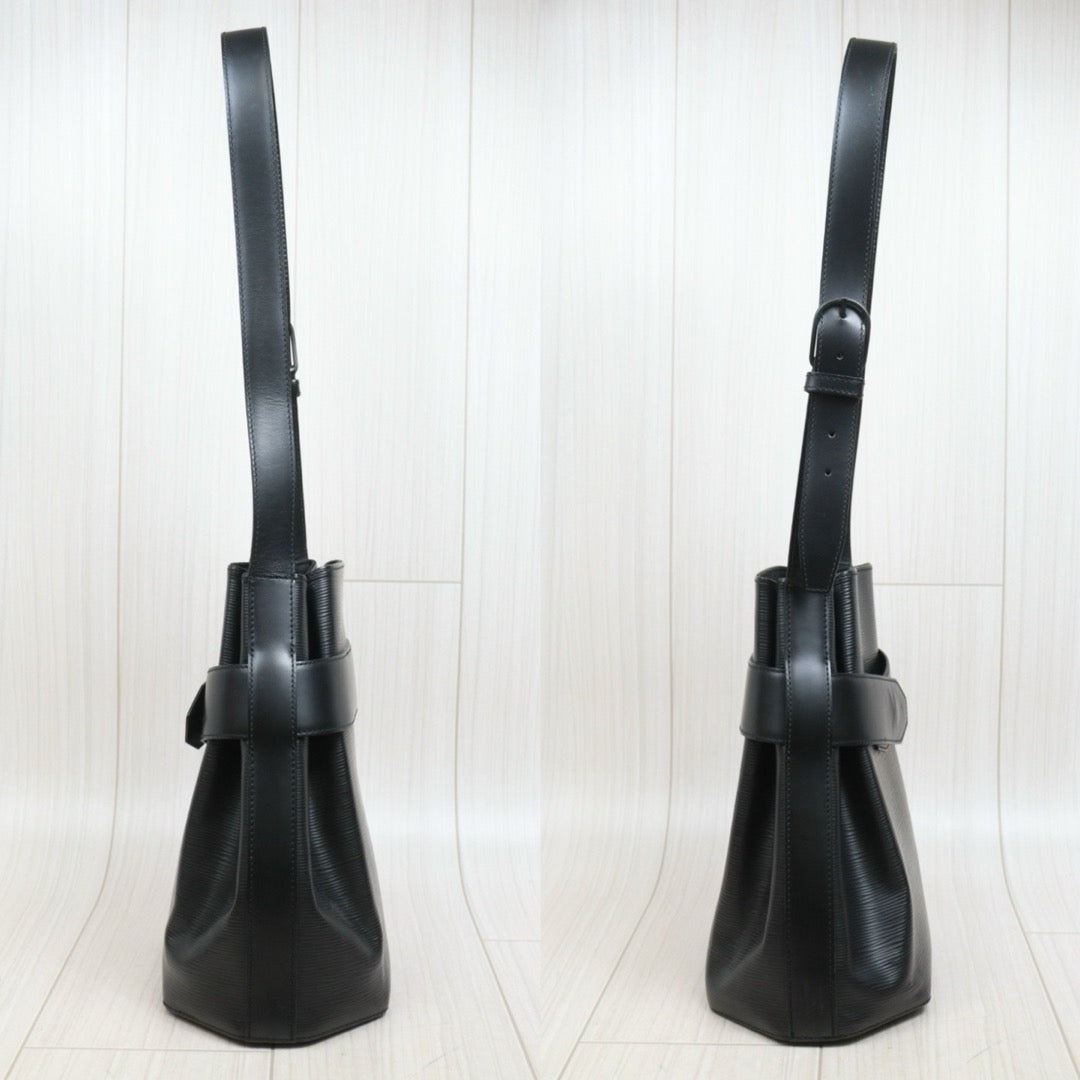 Include Entrupy Certificate of Authenticity｜Good ( Rank AB)｜Louis Vuitton Epi Sack de Paul Shoulder Bag Black｜26052801