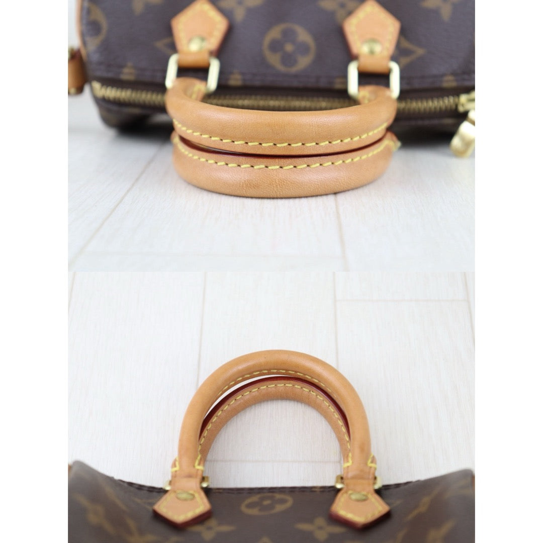 Good ( Rank AB)｜LV Monogram Nano Speedy  Shoulder Bag｜S25092802