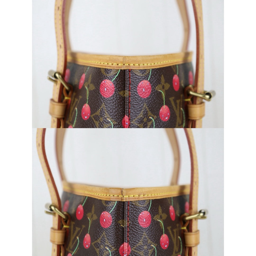 Good ( Rank AB)｜ LV Takashi Murakam Cherry Monogram Petit Bucket PM Tote Bag｜S25042807