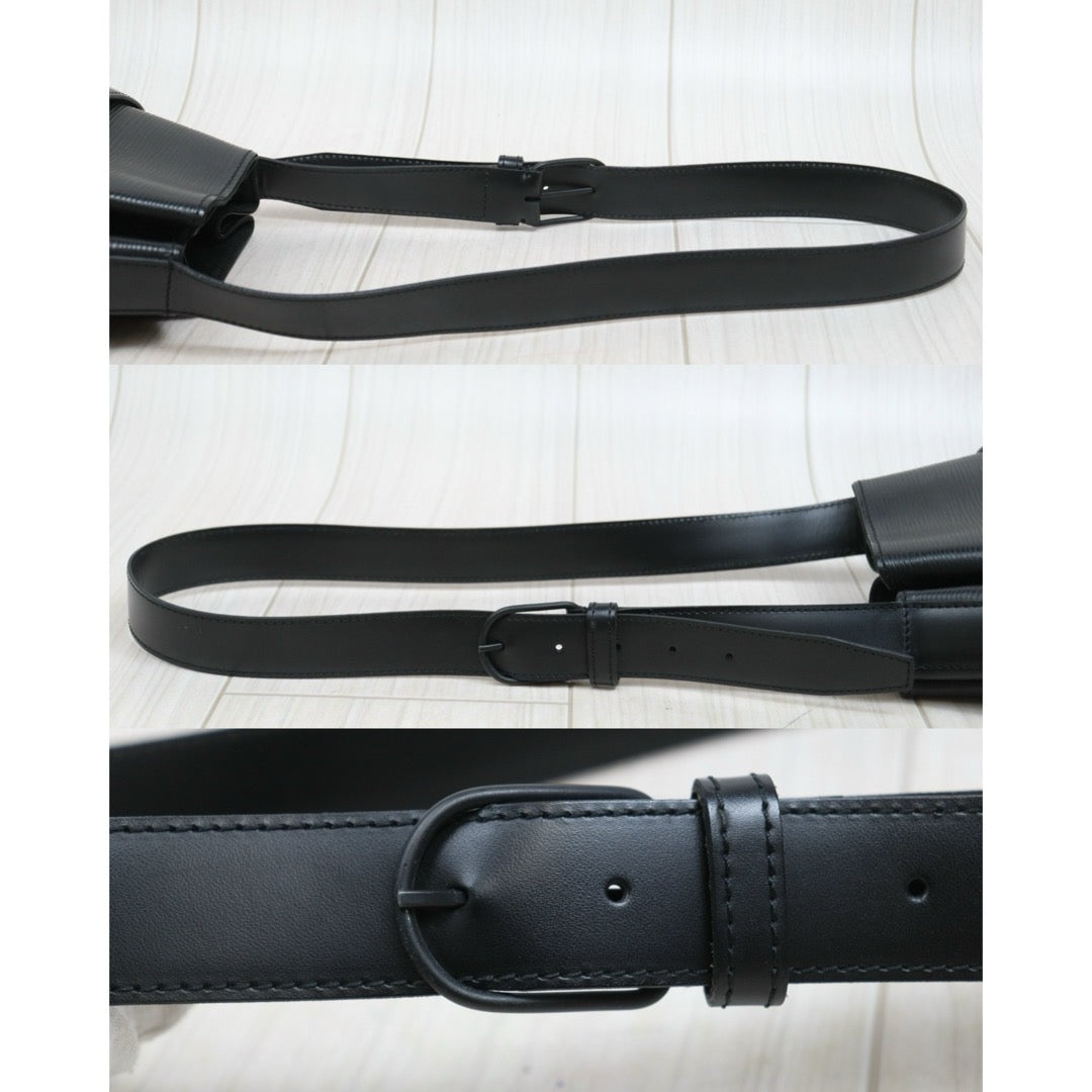 Include Entrupy Certificate of Authenticity｜Good ( Rank AB)｜Louis Vuitton Epi Sack de Paul Shoulder Bag Black｜26052801