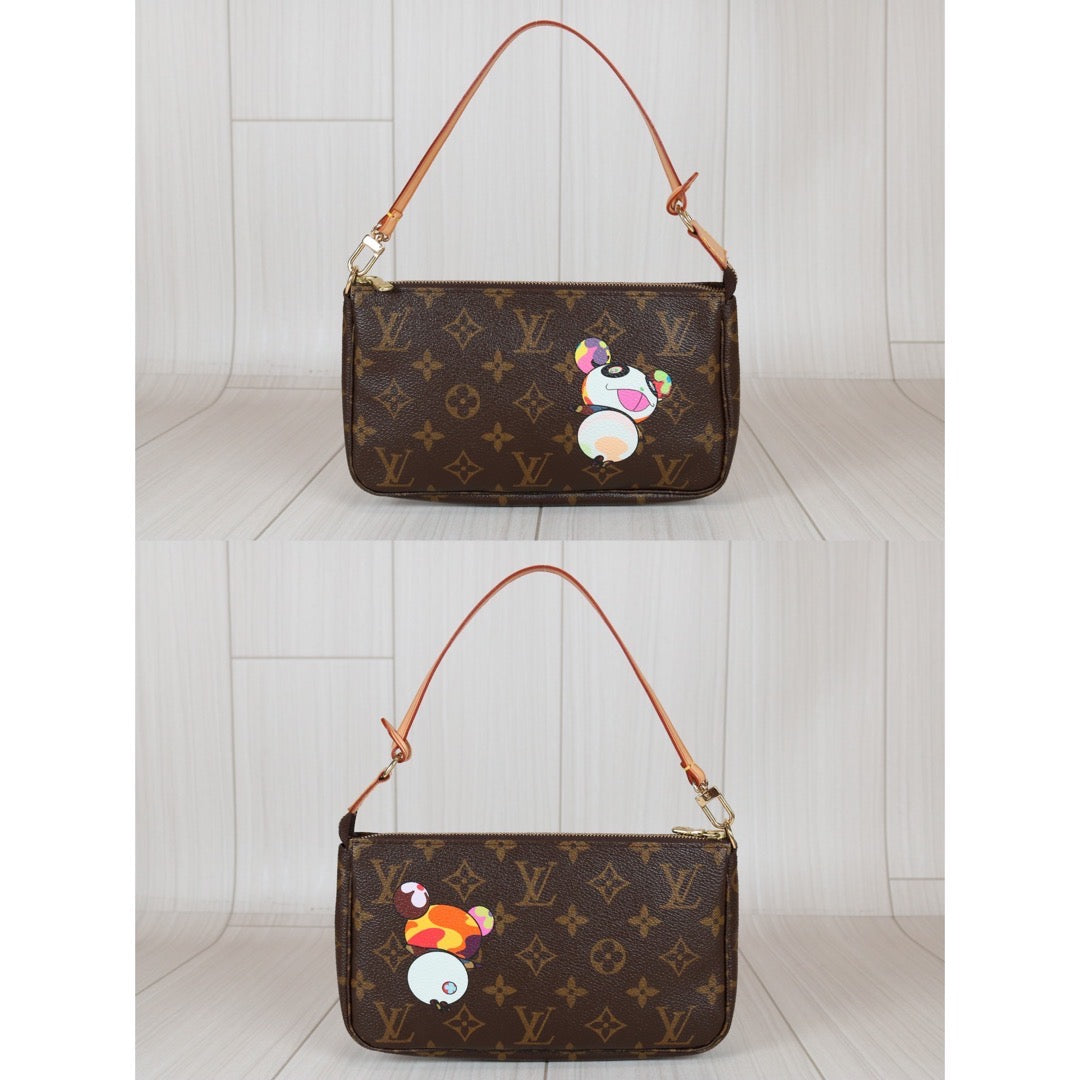 Rank SA ｜ LV Takashi Murakam Panda Monogram Pochette Accessoires ｜S24071501