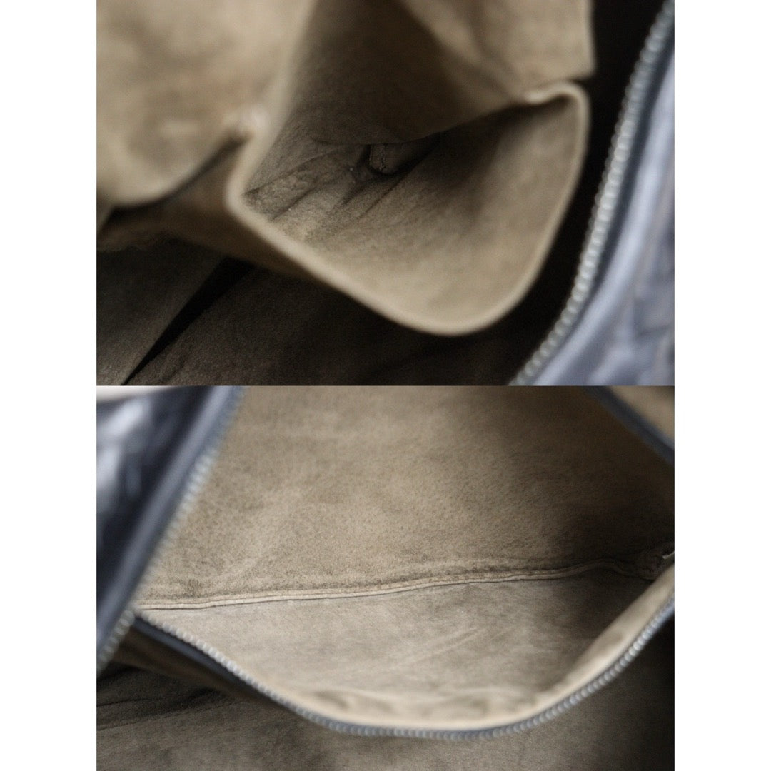 Very Good ( Rank A)｜ Bottega Veneta Lamb Skin Braid Shoulder Bag Blue｜S25033002